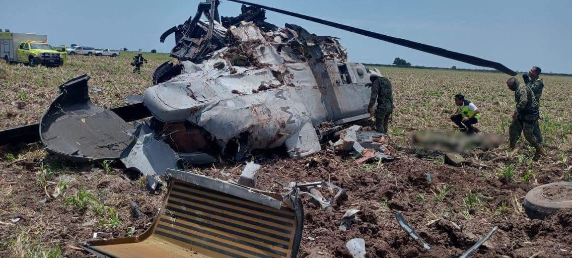 Helicóptero de la Marina que cayó tras captura de Caro Quintero se desplomó por falta de combustible