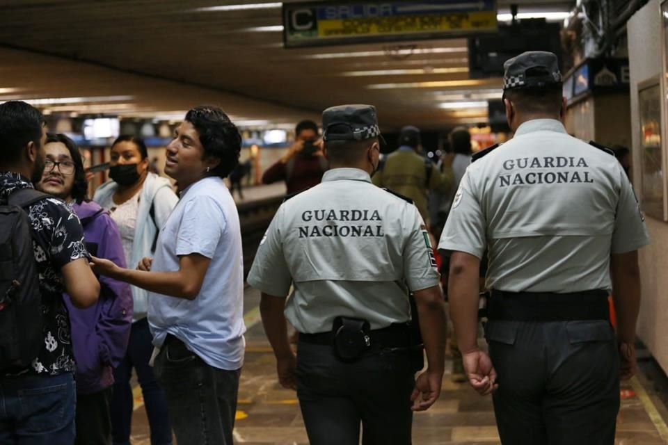 Juez rechaza suspender la presencia de la Guardia Nacional en el Metro